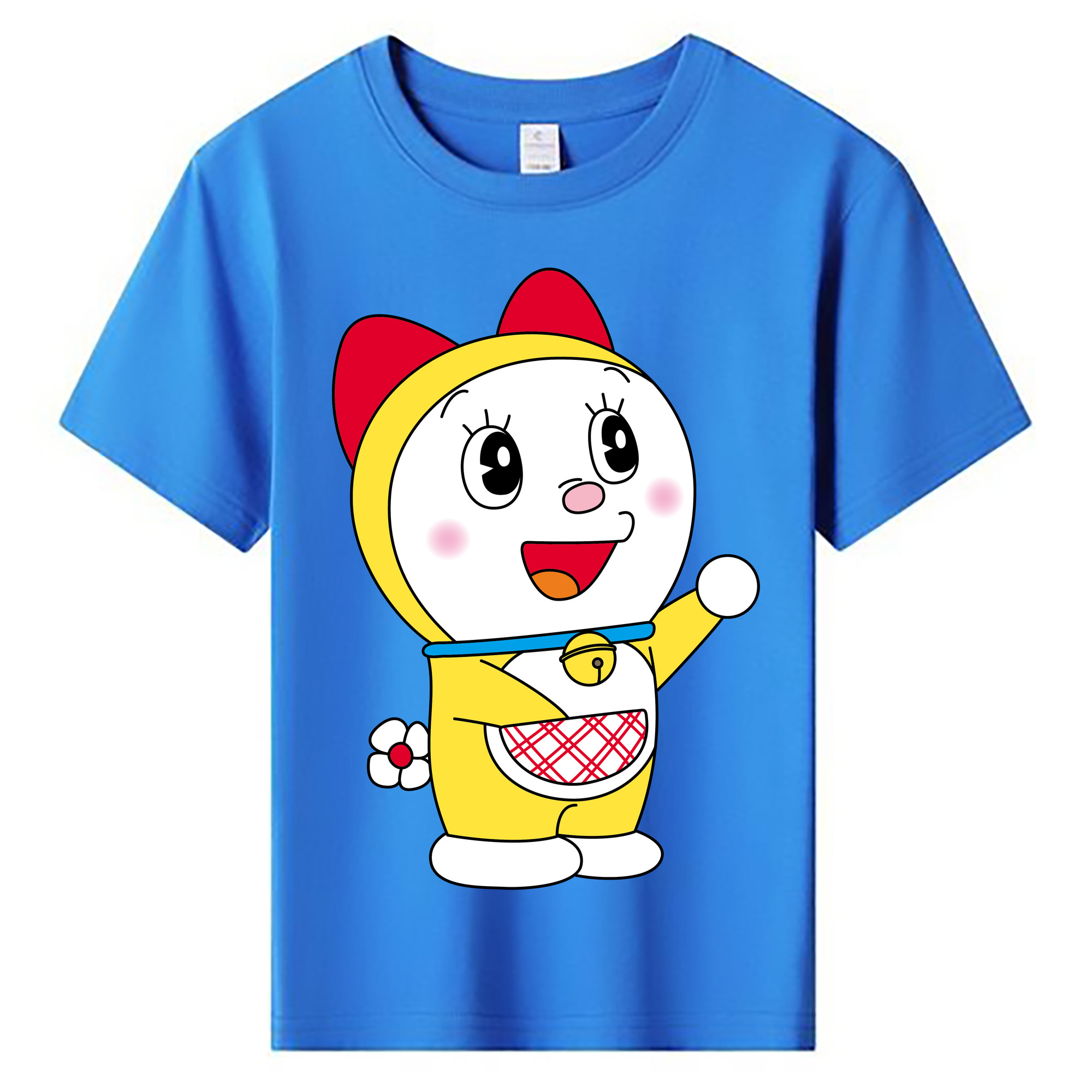 （画像用） ドラえもん ドラミ Doraemon Dorami 綿100％キッズTシャツ（フロントプリント）